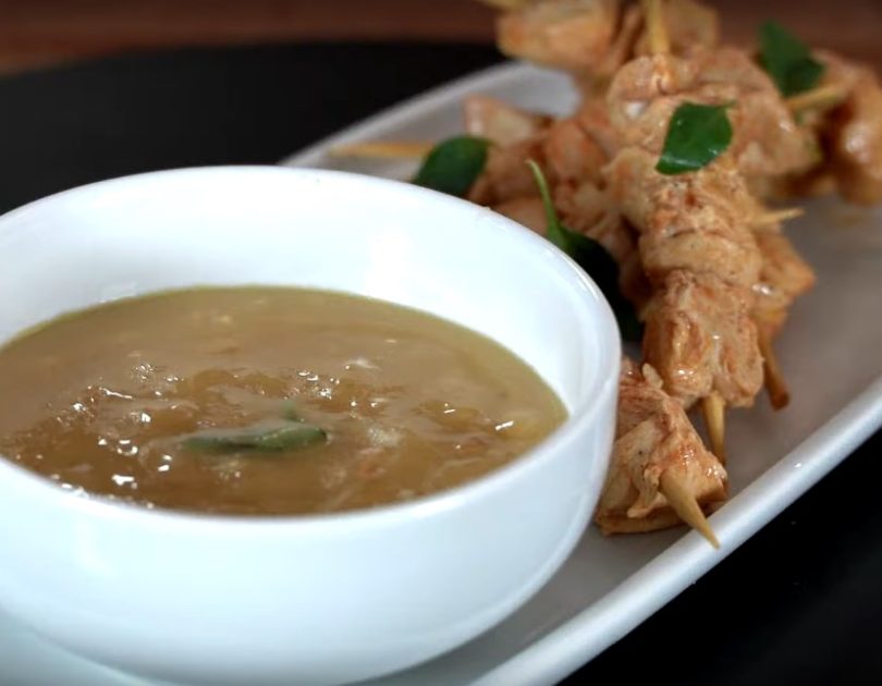 Receita Espetinho de Frango com molho de mostarda